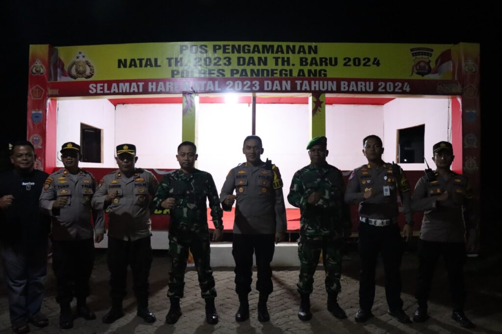 Kapolres Pandeglang dan Dandim 0601 Cek Kesiapan Pospam, Posyan, dan Pos Terpadu Operasi Lilin Maung 2023 Menjelang Nataru 10 WhatsApp Image 2023 12 20 at 06.01.54