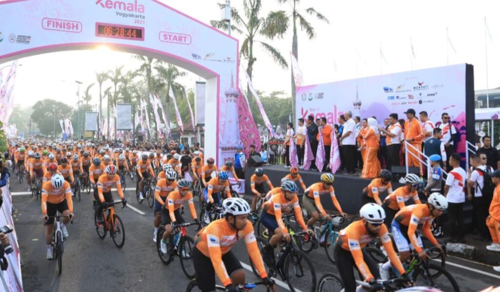 Hari Kedua Tour of Kemala 2025 Meriah, 1.794 Peserta Ramaikan Lintasan di Yogyakarta 2 gbd