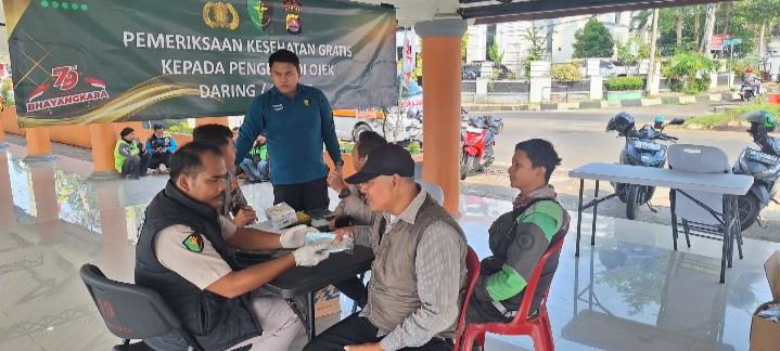 RS Bhayangkara Polda Banten Gelar Pemeriksaan Kesehatan Gratis untuk Pengemudi Ojek Online di Pandeglang 8 IMG 20250614 073153