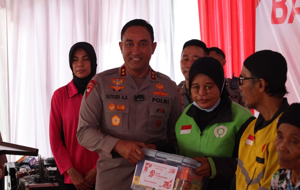 Puncak Acara Bakti Kesehatan Hari Bhayangkara Ke-79 Di Banten : Wujud Nyata Pengabdian Polri Untuk Masyarakat 5 fhsd