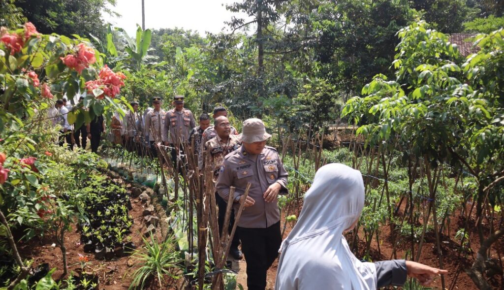 Satbinmas Polres Pandeglang Dampingi Penilaian Lomba Pekarangan Pangan Bergizi oleh Polda Banten dalam Rangka HUT Bhayangkara ke-79 10 jhvghc
